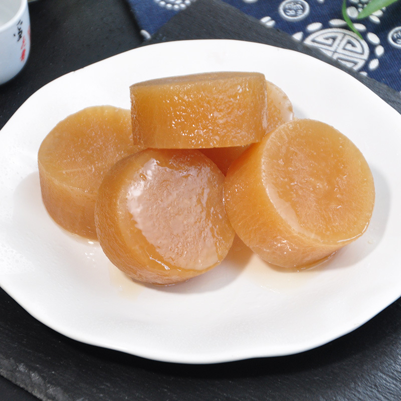 [Boiled root] Kwantung boiled ingredients white radish 711 convenience store slightly pickled radish block wholesale 640g
