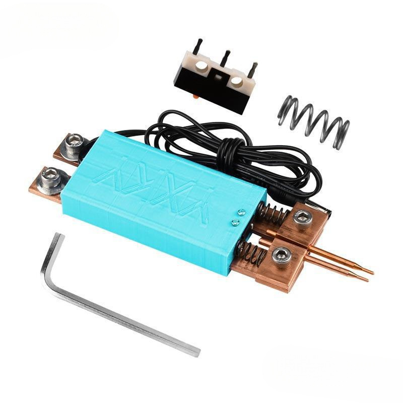 Spot Welder Automatic Trigger Pen Handheld Spot Welding Pen Integrated Black/White Cyan Blue