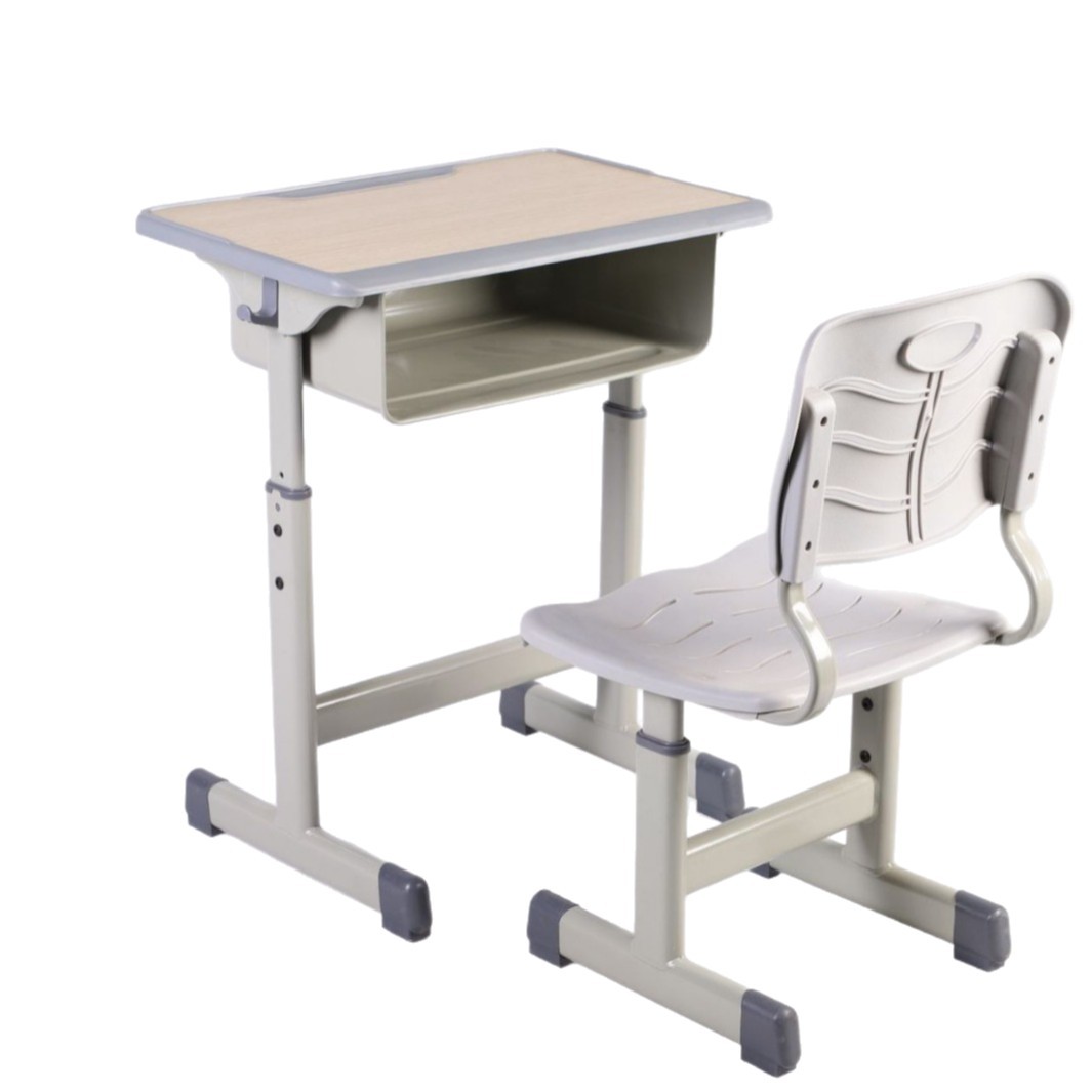Student Desk Liftable Study Table School Desks and Chairs Training Tutoring Class Desk Primary and Secondary School Students Children's Desks and Chairs