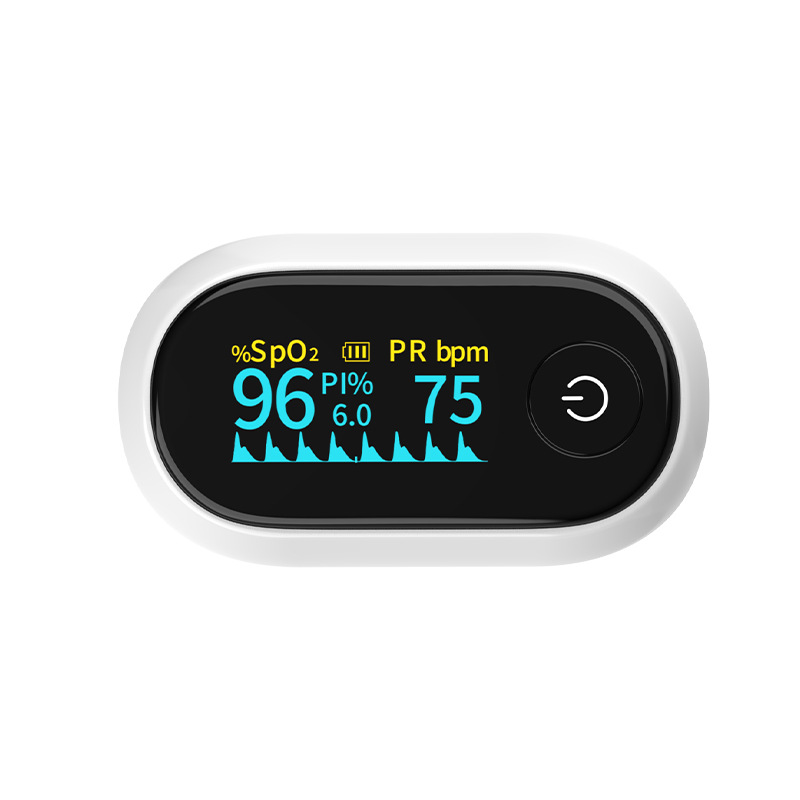 Home essential home home fingertip oximeter pulse rate blood oxygen detector medical standard finger clip oximeter