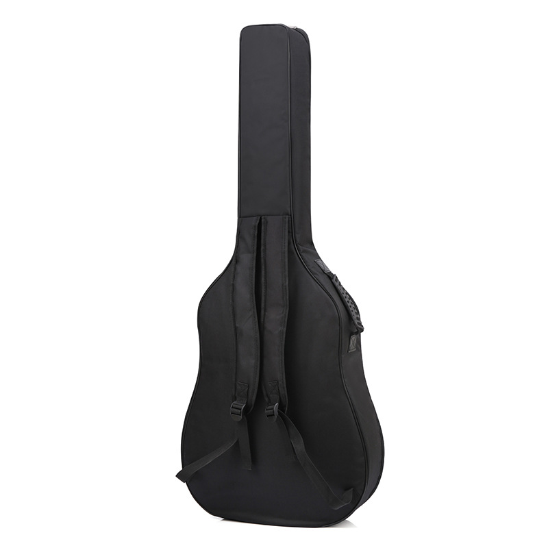 41inch Classic Cotton Folk Guitar Bag Portable Dual-Purpose Guitar Backpack Half Pocket Backpack Guitar Bag
