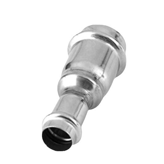 Different Diameter Straight-Through Joint 304 Stainless Steel Variable Diameter Clamp Double Clamp Pipe Fittings Cabinet Decoration Accessories Large and Small Heads