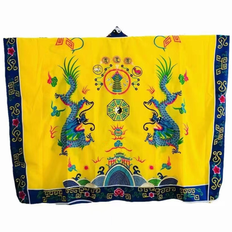 Taoist Supplies, Taoist Robes, Double Dragon Robes, Gaosibao Double Dragon Robes, High-Power Clothing, Ritual Clothing