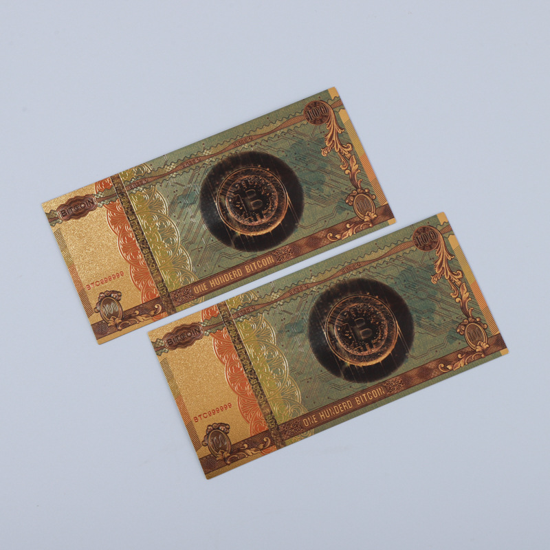 Gold Foil Commemorative Coin Pet Plastic Gold Foil Gold Banknote New Yen 800 Million Commemorative Banknote Japan Commemorative Coin