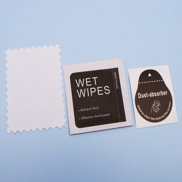 Cross-border e-commerce screen film kit mobile phone tempered film auxiliary film tool suit cleaning kit