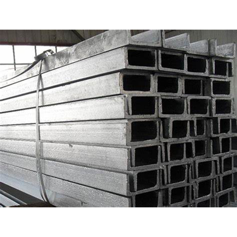 National Standard 100 # Q235B Galvanized Channel Steel Building Curtain Wall Steel Structure U-Shaped Channel Steel Hot-Dip Galvanized C-Shaped Steel