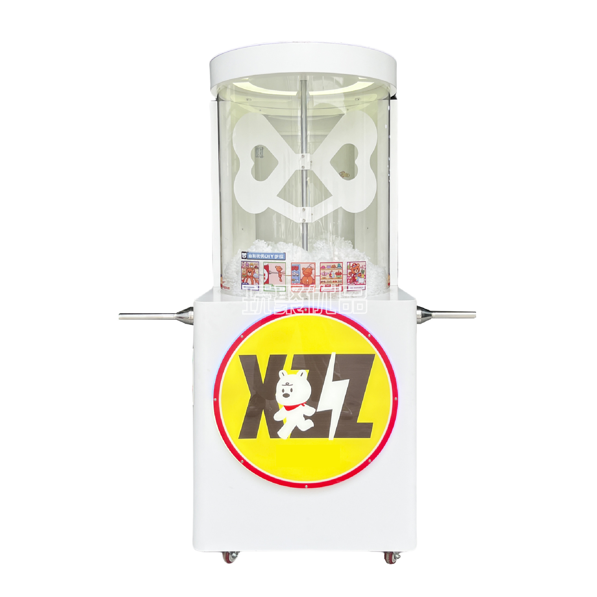 In-Stock DIY Plush Toy Filling Machine Dual-Port Filling Machine for Handmade Doll Cotton Filling Factory Direct Supply