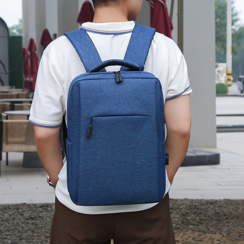 Business Travel Backpack Computer Backpack with Printed Logo Travel Bag Multi-Purpose Men's Simple and Lightweight Commuter Backpack