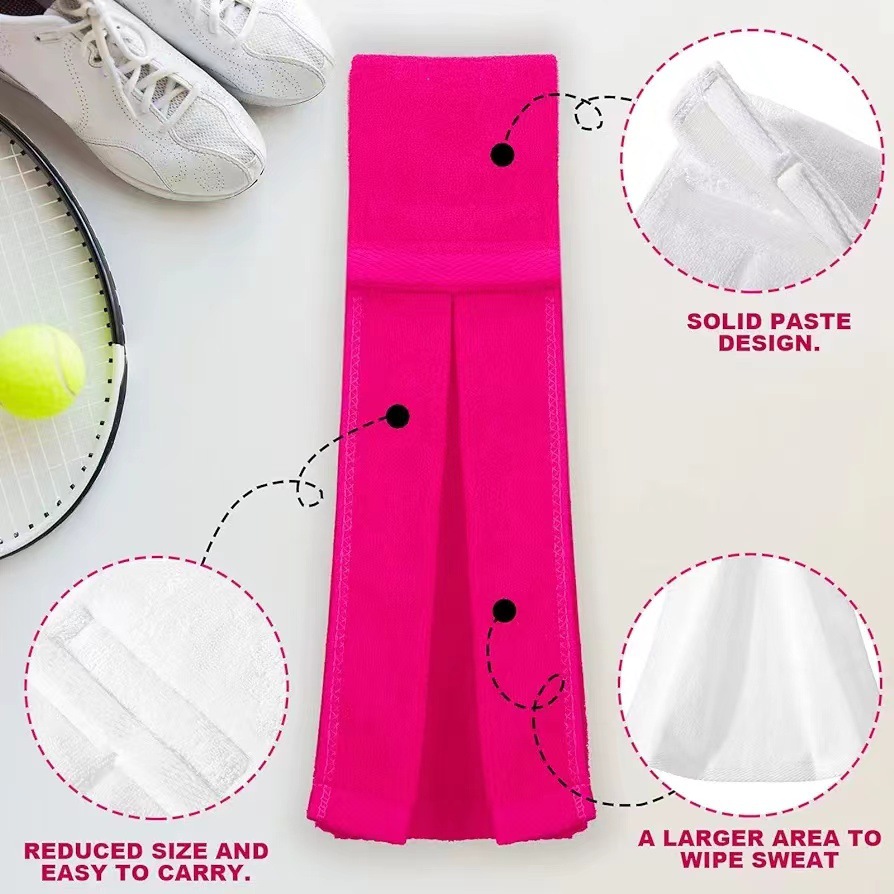 Velcro towel sports towel football towel football towel hanging sports towel embroidered logo