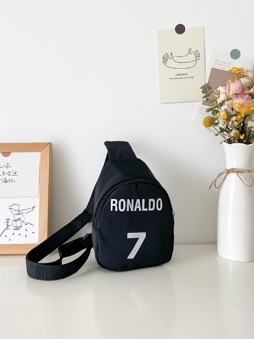 New Children's Bag Fashionable New Handsome Boy's Bag Digital 7 Chest Bag Baby's Outgoing Crossbody Bag Coin Purse