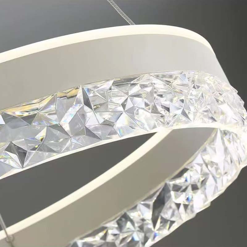 Chandelier Internet Celebrity Intelligent Eye Protection Light Luxury Living Room Lamp Master Bedroom Ceiling Restaurant Modern Simple Cross-border Circle Lamp