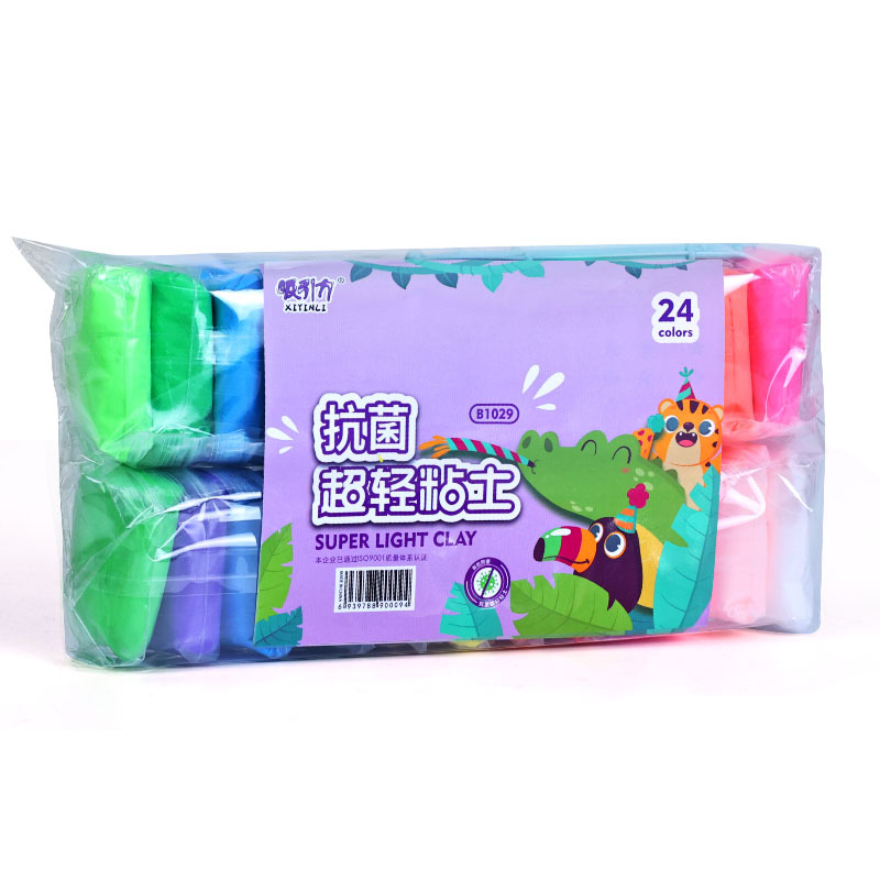 Ultra light clay 12 color 24 color 36 color handmade diy clay plasticine space mud children's toys color mud wholesale