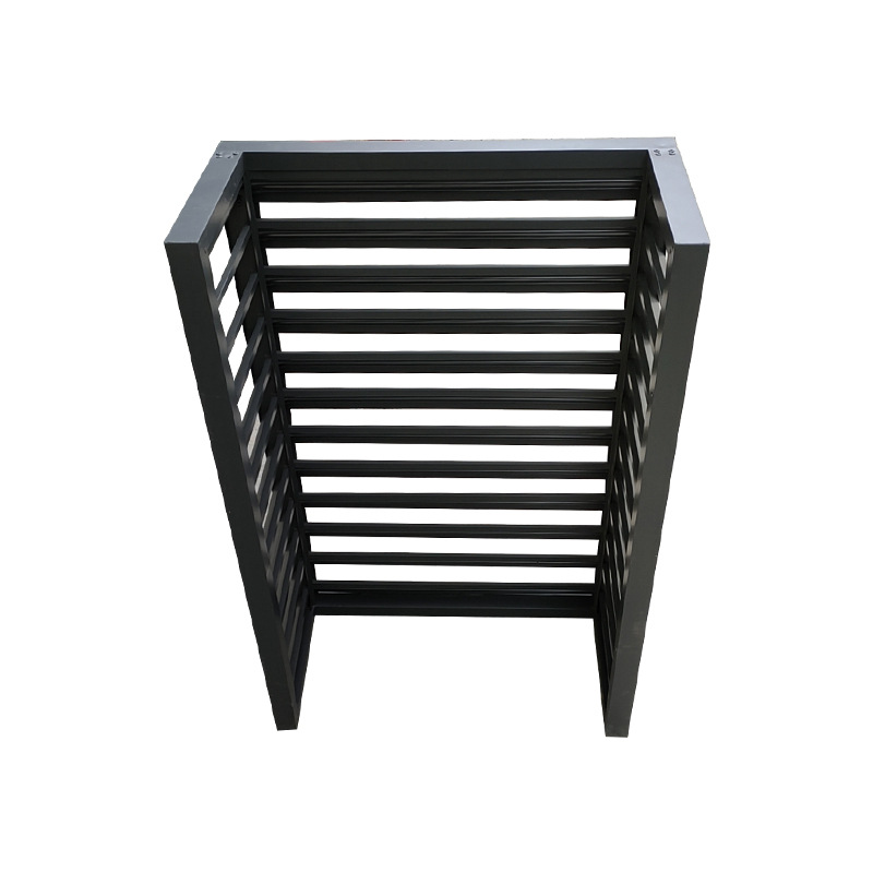 Manually Adjustable Aluminum Alloy Blinds Outdoor Rainproof Air Conditioner Blinds Rainproof Ventilation Double-Layer Blinds Vents