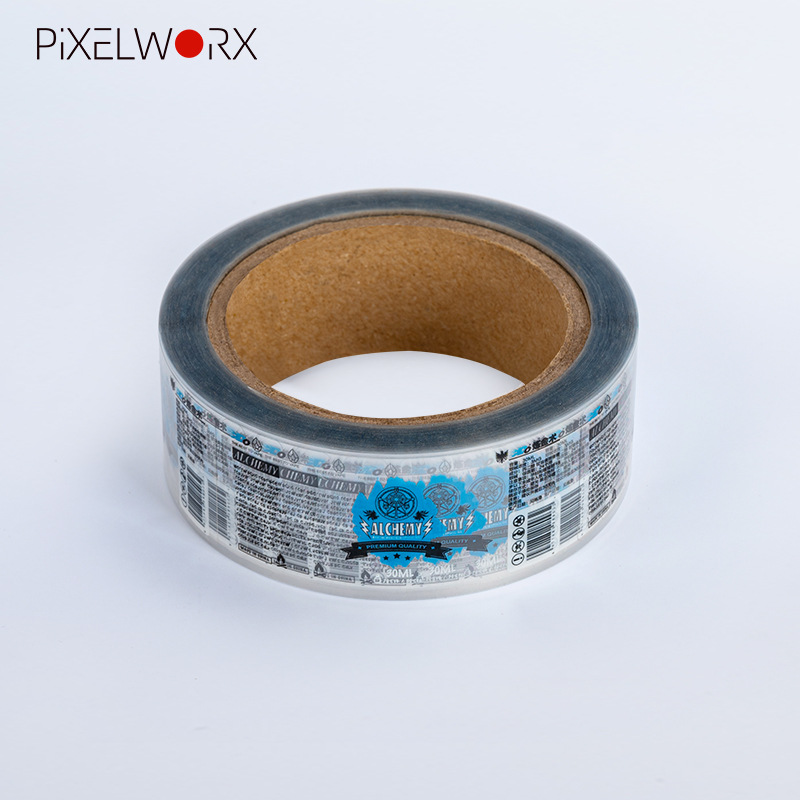 Factory Customized PVC shrink film product packaging box POF Heat Shrinkable film transparent PT sealing film label customized