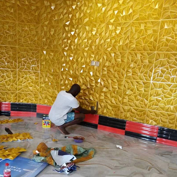 Не самоклеящиеся 3D обои стерео ПВХ пленка для спальни однотонные наклейки для гостиной