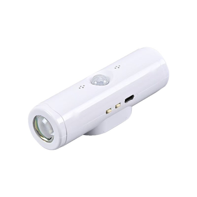 Cross-Border Indoor Intelligent Human Body Induction Rechargeable Night Light Atmosphere Light Cabinet Aisle Night Light Home Night Light