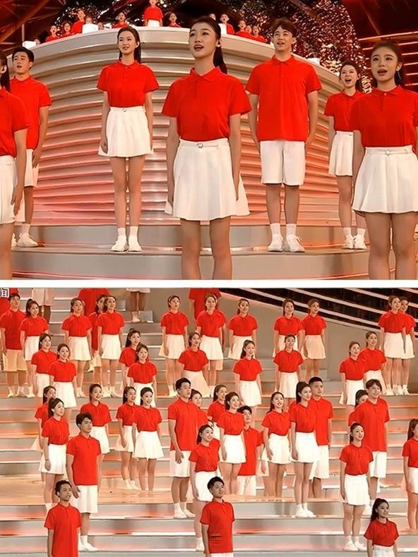 Костюм для выступлений группы студентов Ван Кая, поэтическое чтение, пение о Родине, одежда для спортивных мероприятий