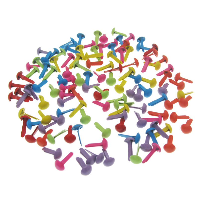 Amazon's Best-Selling Colorfulful Round Small Mini Two-Legged Nails, Two-Legged Nails, Two-Legged Nails, Kidsren's Paper Toy Binding