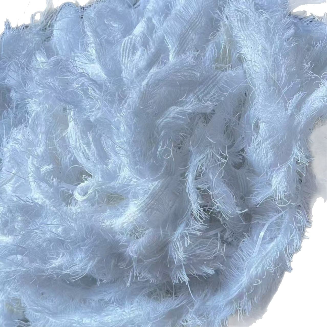 Processing Industrial White Cotton Machine Wiping Yarn White Edge Yarn Cotton Waste Cloth Head Cotton Yarn Factory Machine Wiping Cloth Cotton Yarn