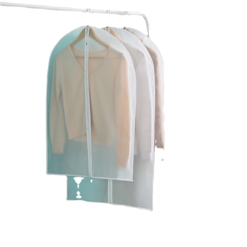 Dust-Proof Cover Clothes Hanging Bag Household Suit Bag Coat Dust Bag Wardrobe Can Hang Clothes Dust Cover Wholesale