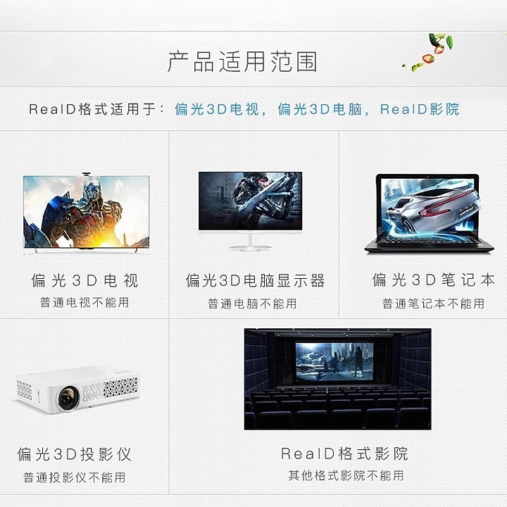 Red and Blue 3D Glasses Clip-On Stereo Film Viewing Special Polarized Kidsren and Adults Cinema Glasses Naked Eye 3D Wholesale