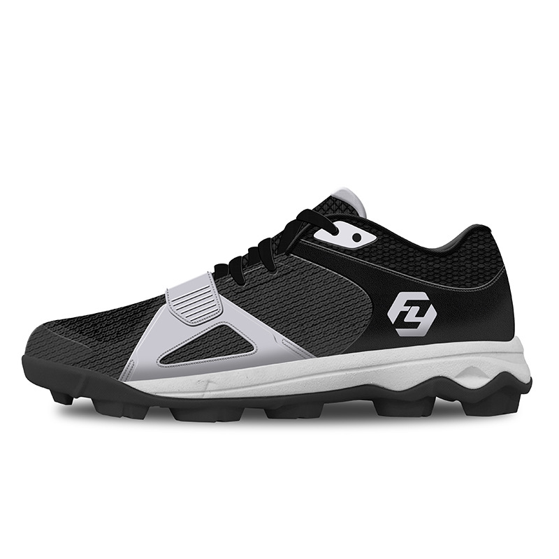 Youth Baseball Shoes, Wear-Resistant Training Shoes, Same Style for Men and Women, Breathable Customized Spikes, Competition Sports Models, Factory Direct Sales