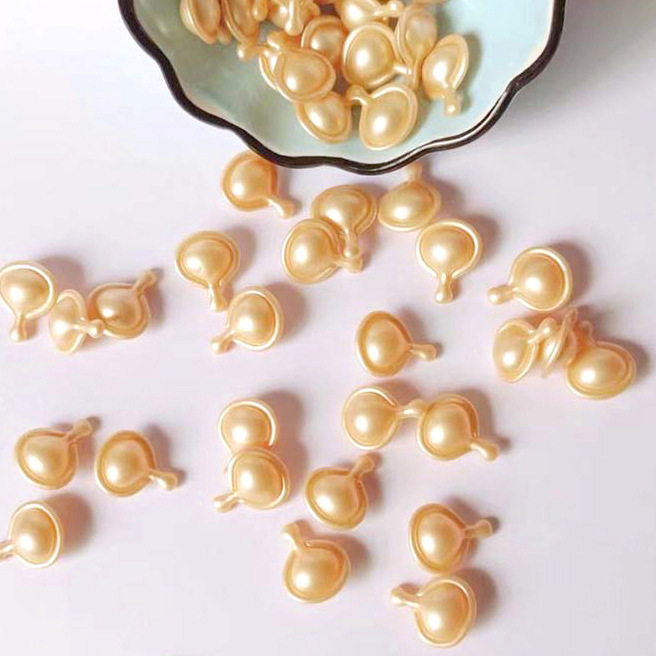 Source Manufacturer Wholesale Ceramide Gold Glue Essence Powder Glue Dilute Fine Lines Hydrating Capsule Oem Processing