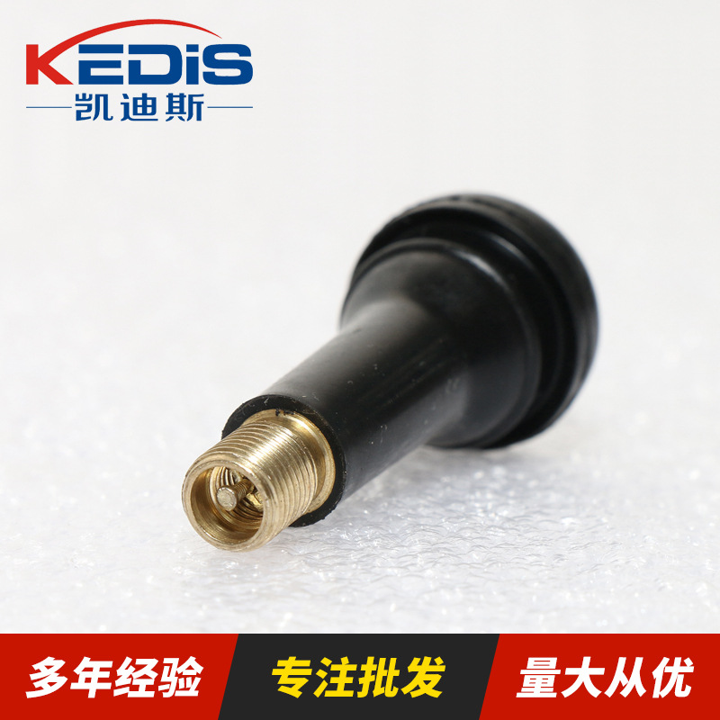 Factory Direct Sales Alloy with Valve Core Vacuum Tire Valve Rubber Tr414 Tr413 Car Tire Valve