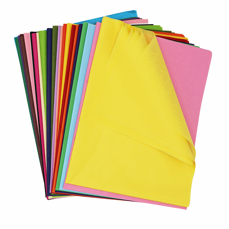 Custom 17g color copy paper 30 color moisture-proof Sydney paper handmade DIY Amazon folding bag wholesale