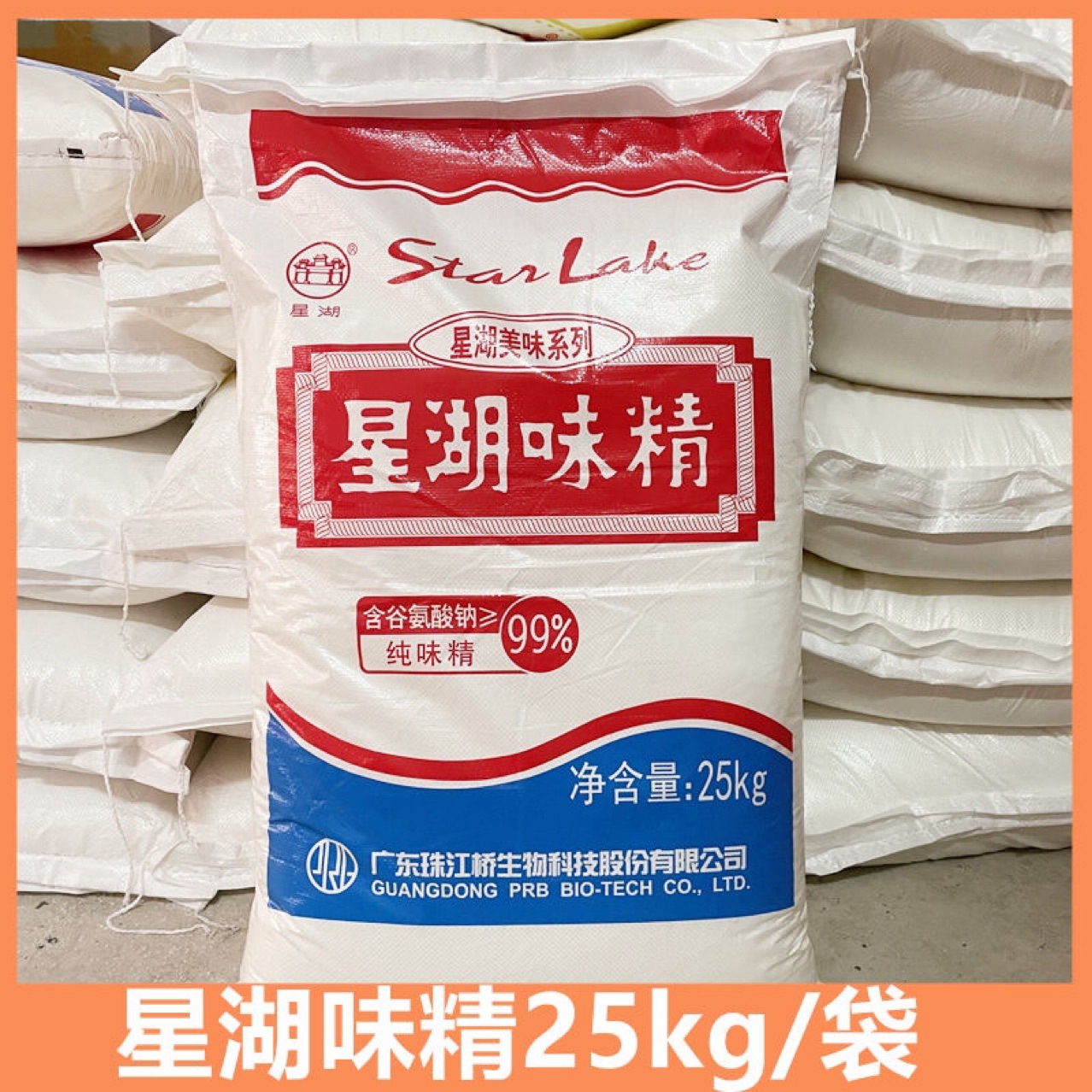New Date Xinghu Msg 80 Mesh 25kg Factory Group Meal Must Choose 99% Sodium Glutamate Pure Msg
