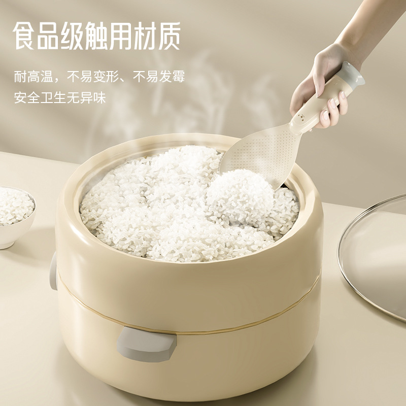 Do not stick to rice can be vertical bear rice spoon rice cooker rice high temperature resistant rice spoon suction cup wall rice spoon