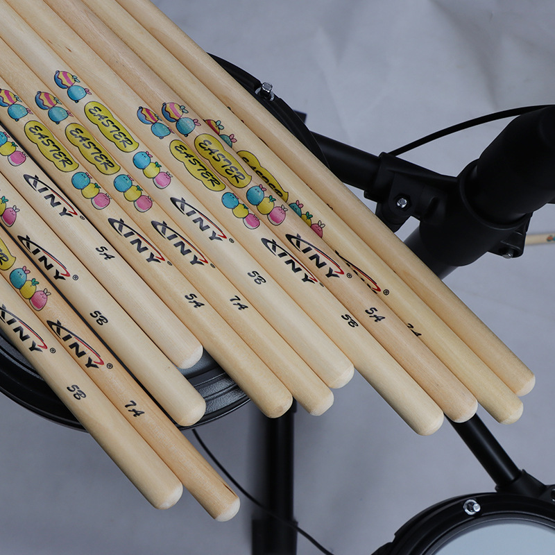 Easter Pattern hua'wen Maple Drum Stick Easter Hot Products Maple DrumStick