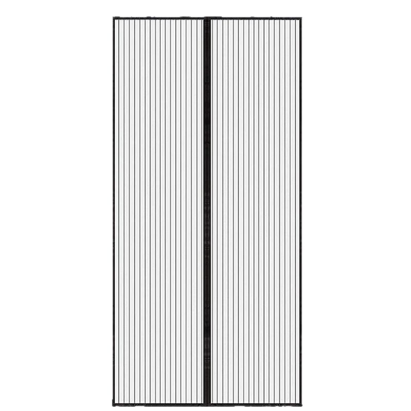 Magnetic Soft Yarn Door Curtain Wear-free Magnetic Strip Summer Anti-mosquito Door Curtain Encrypted Embroidered Yarn Curtain Soft Door Curtain Self-adhesive Door Curtain