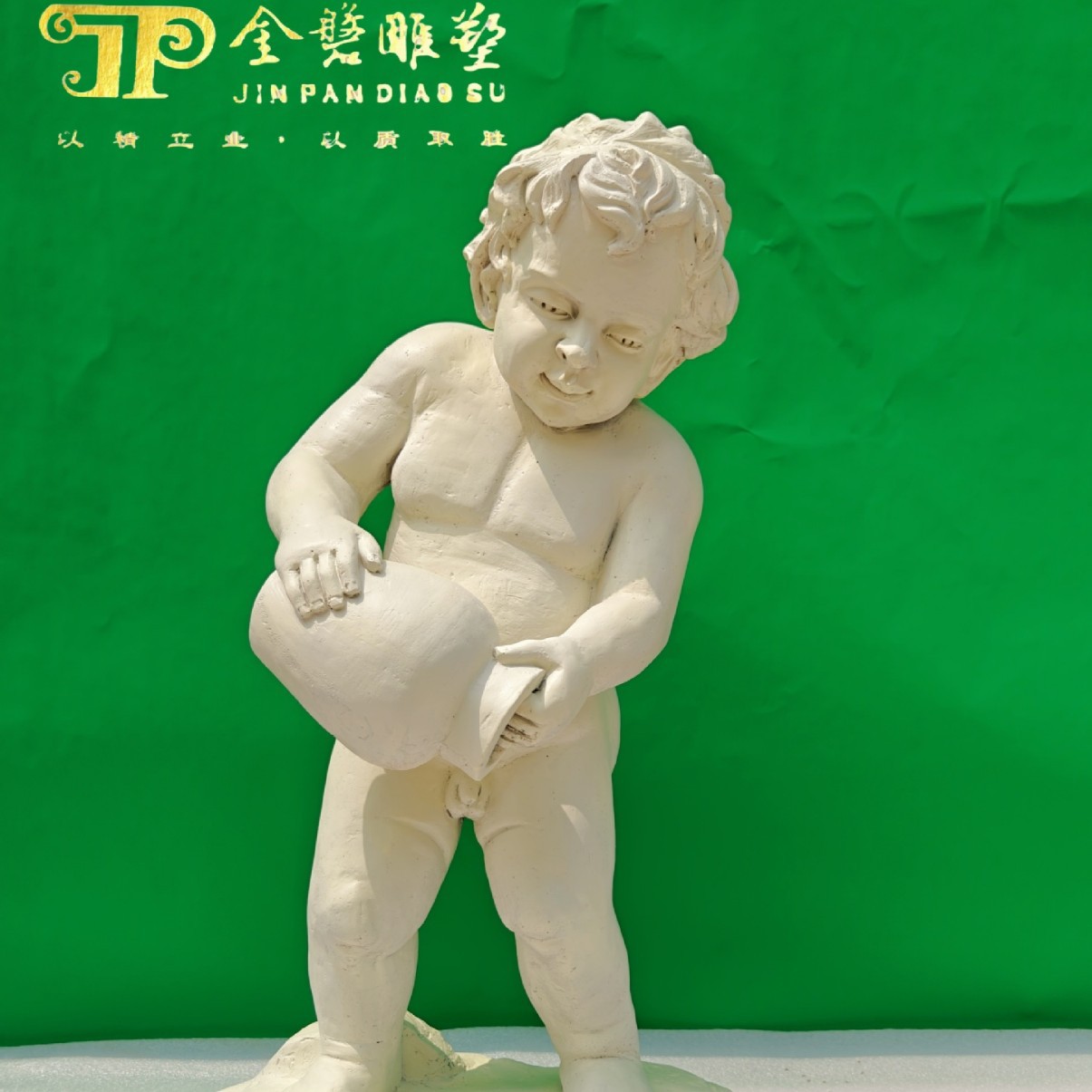 Factory Direct Sales Fiberglass Sandstone Magnesium Mud Cement Angel Doll Courtyard Garden Art Ornaments Statue Sculptures