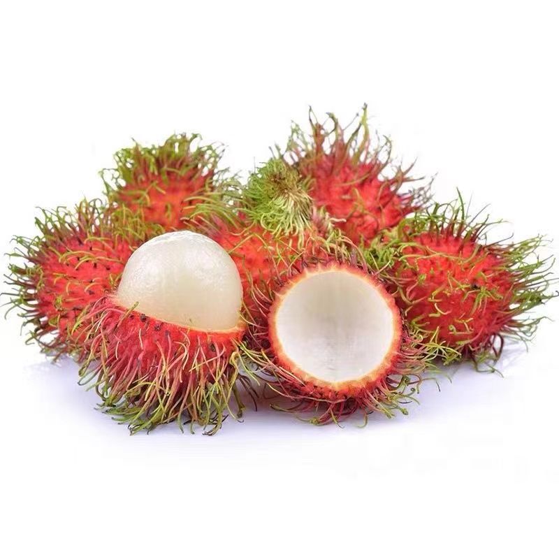 Rambutan Fruit Lychee Packed Tropical Seasonal Fresh Fruits Now Picked Wholesale Free Shipping Fresh Straight Hair