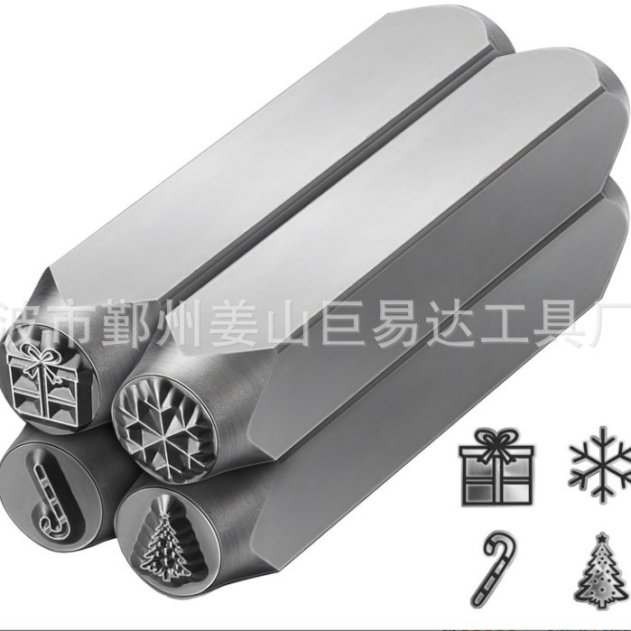 Инструмент для гравировки ювелирных изделий, золото и серебро, рождественский штамп, 6 мм