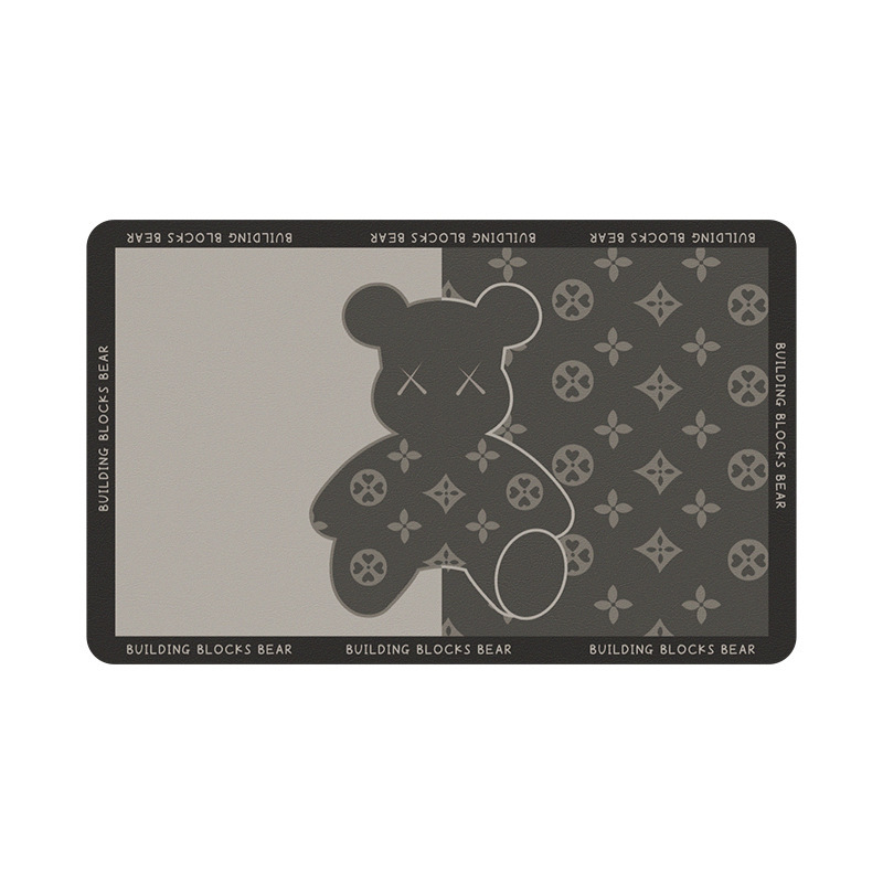 Bathroom Floor Mat Absorbent Soft Diatom Mud Foot Mat Toilet Household Toilet Non-Slip Entry Door Quick-Dry Entry Door Mat