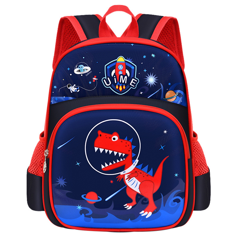 Uime Kidsren's Schoolbag Primary School Students 3-6 Years Old Shoulder Burden Reduction Waterproof Cartoon Cute Breathable Wear-Resistant Bags in Stock