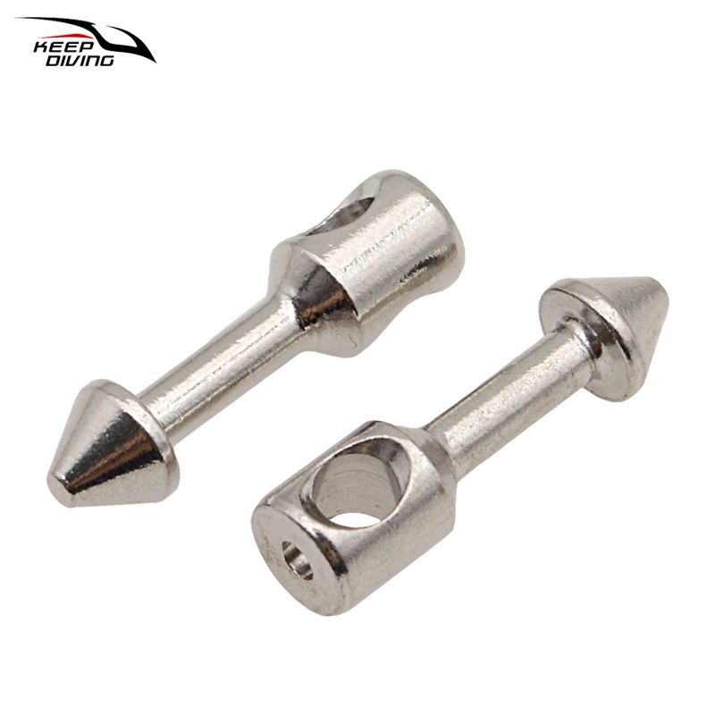 316 Stainless Steel Fish Shooting Gun Latex Tube Fork Arm Wishbone Rubber Band Strong Horse Rope Connector Fishing Hunting Equipment