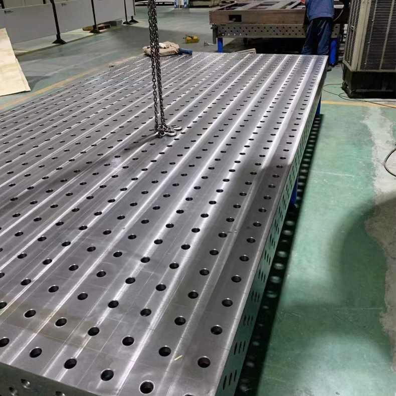 Cast Iron Three-Dimensional Flexible Welding Platform D28 Multi-Hole Positioning Platform Positioning Robot Welding Tooling Fixture