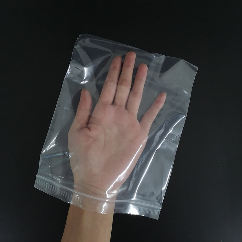 Spot Quick-Release Transparent Pe Bone Bag High-Pressure Ziplock Bag Thickeneded Zipper Bag Pe Seal Zipper Bag Wholesale
