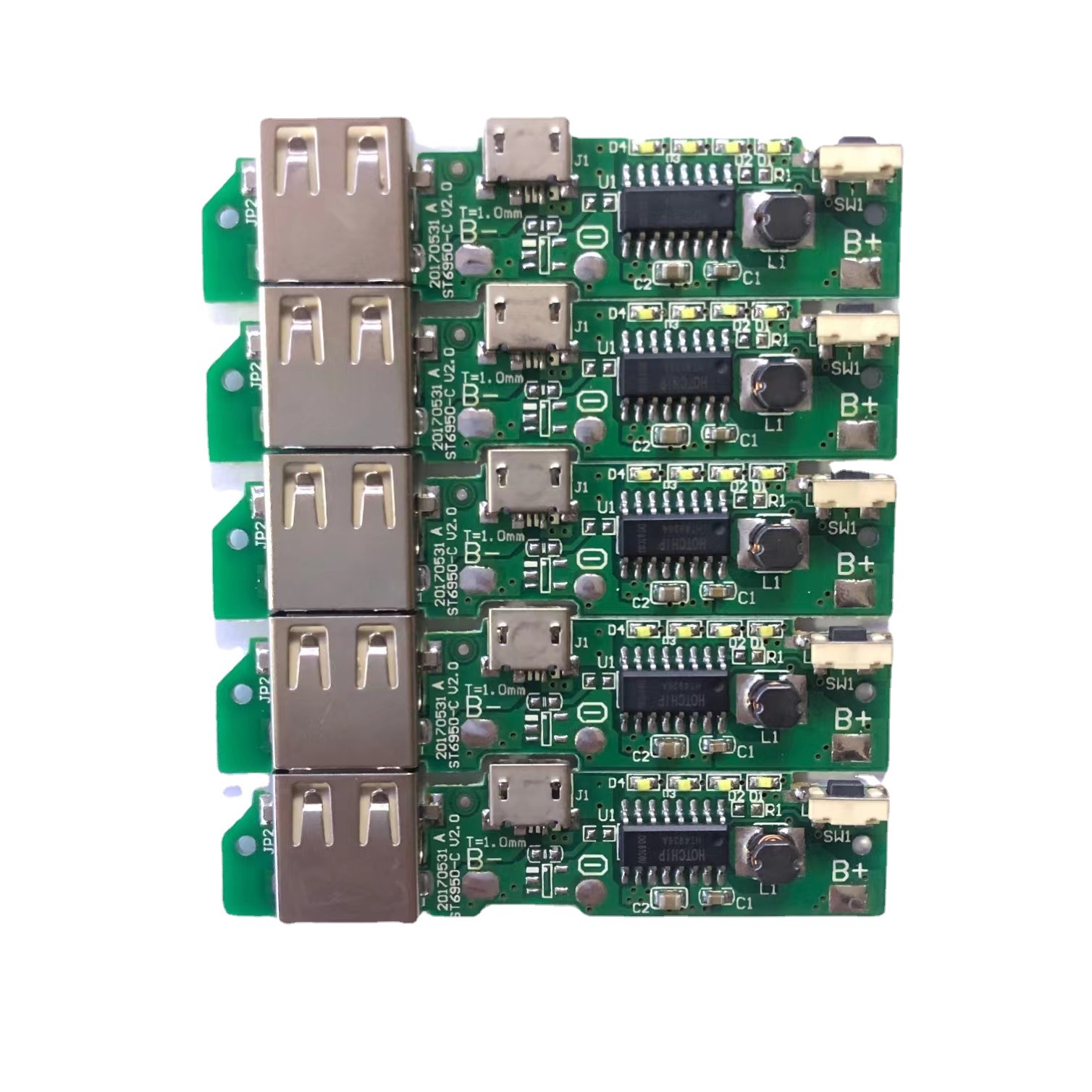 Алюминиевый сплав тонкий мобильный пауэрбанк 1A