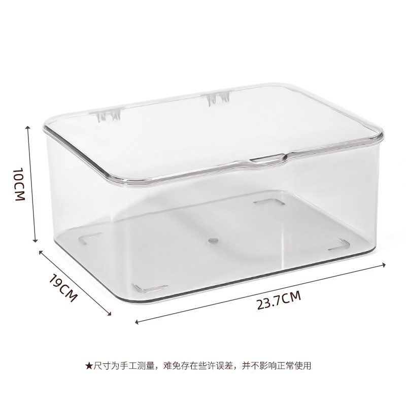[generation] mask storage box desktop dressing table sundries student dormitory transparent dustproof cosmetic finishing box