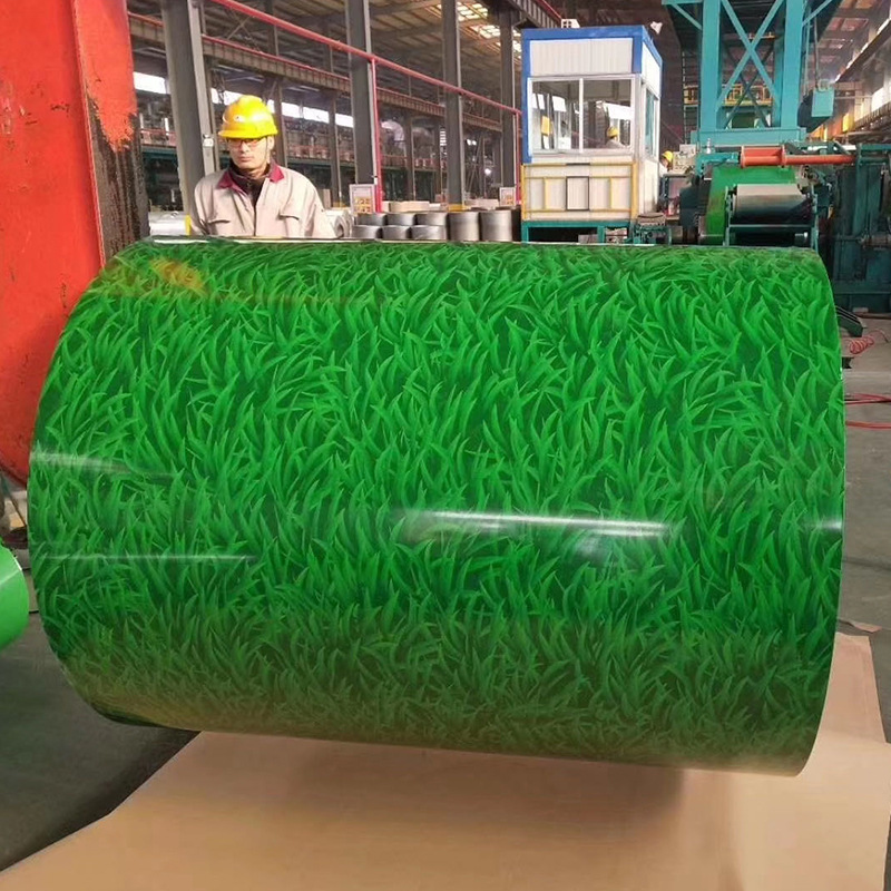 Printed Color-Coated Board, Galvanized Color Steel Plate, Single-Layer Corrugated Board, Various Specifications of Color-Coated Board, Small Grass Roll Tile