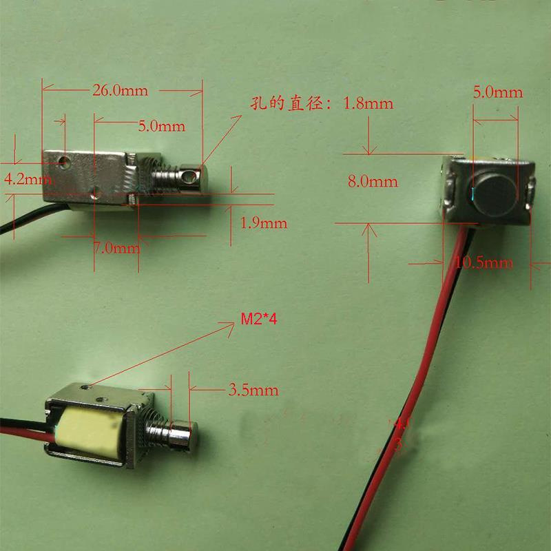 Micro Dc Electromagnet through Type Push-Pull Electromagnet Stroke