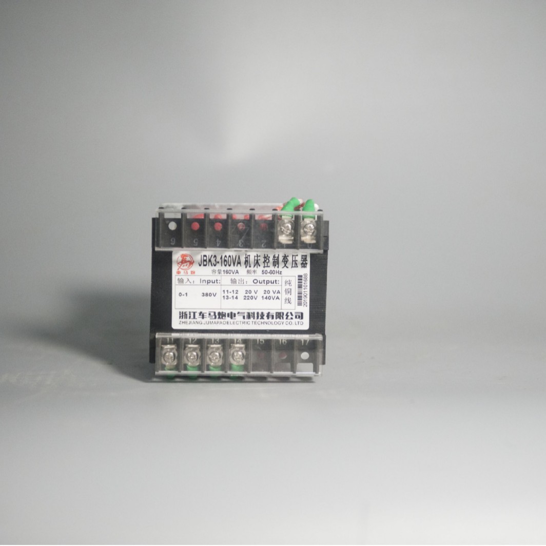 Single-Phase Jbk-630Va Isolation Machine Tool Control Transformer 380V to 220/127/36/24V/12/6V Copper Core