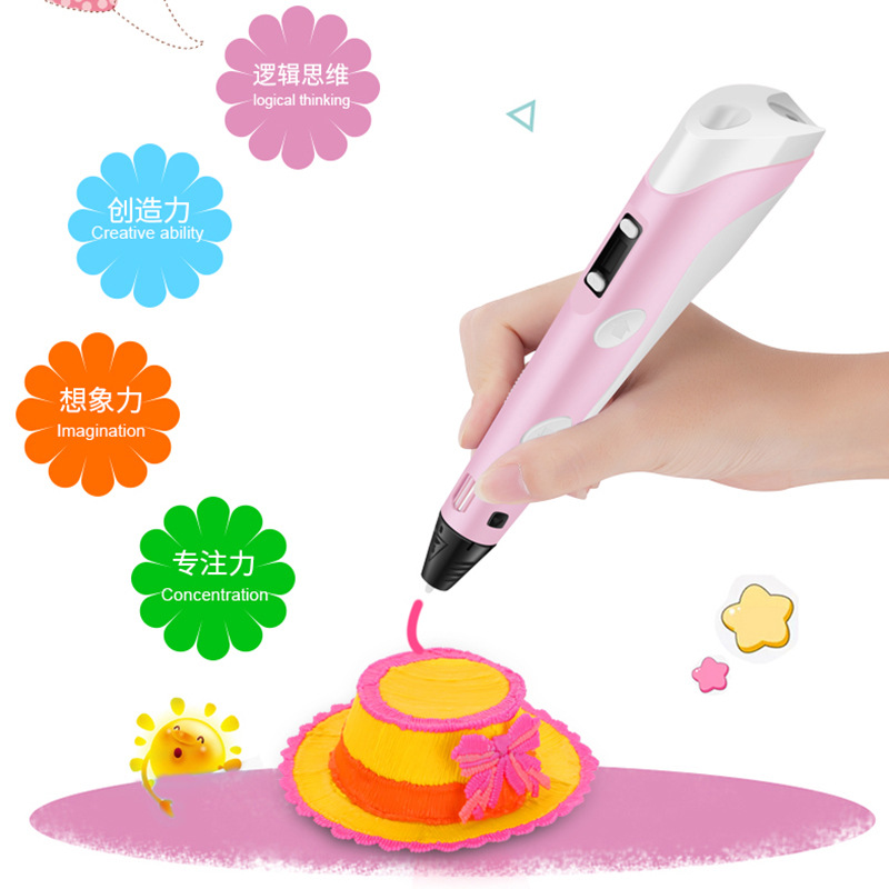 3D printing pen children's original new student tremolo magic 3d printer pen graffiti three-dimensional painting pen