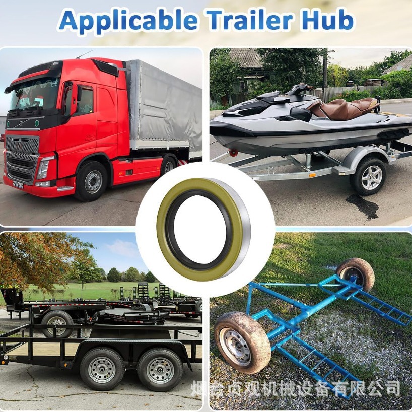 4 Pcs 3500lbs Trailer 1.719'' x 2.565'' Oil Seal 01001900 171255 TB