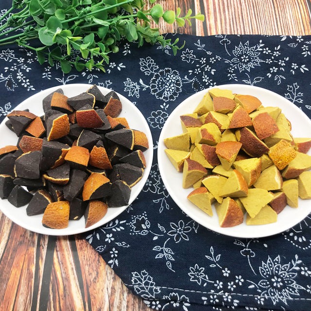 Huazhou Orange Red Eight-Herb Fruit with Licorice, Dried Tangerine Peel, Pomelo, White Pomelo, Eight-Treasure Fruit, Refreshing Throat-Soothing Candied Snacks