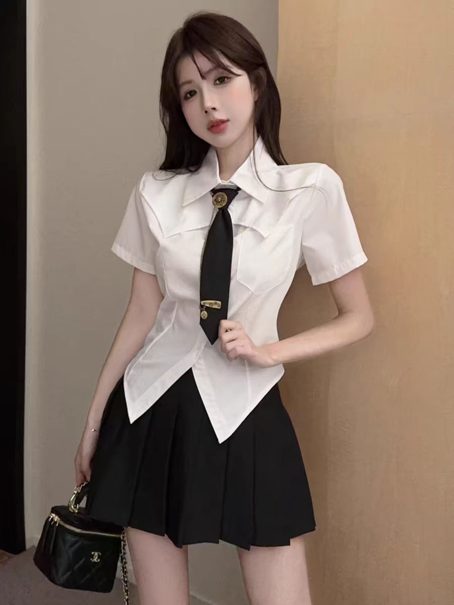 Jk Uniform Foot Massage Foot Bath Sauna Spa Technician Nightclub Work Clothes Sexy Soft Massage Long-Sleeved Two-Piece Suit